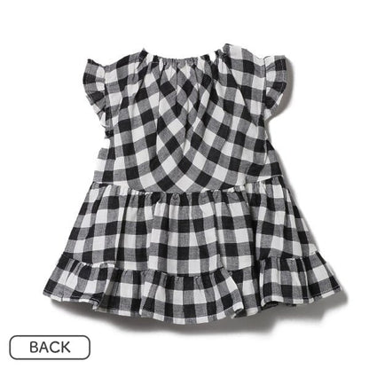Checkered Sleeveless Blouse and Shorts Set