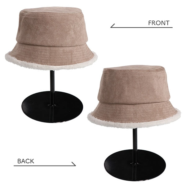 Boa Lining Bucket Hat (Winter, Spring, Autumn)