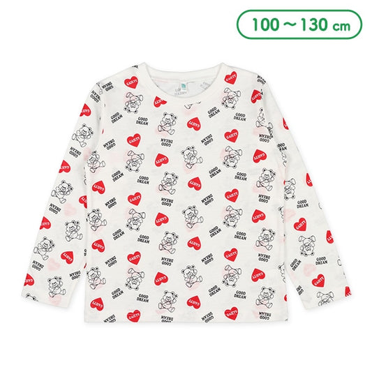 Heart and Bear Prints T-Shirt (Winter, Spring, Autumn)